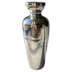 Napier Silver Plate Cocktail Shaker, Travel Size "King" 