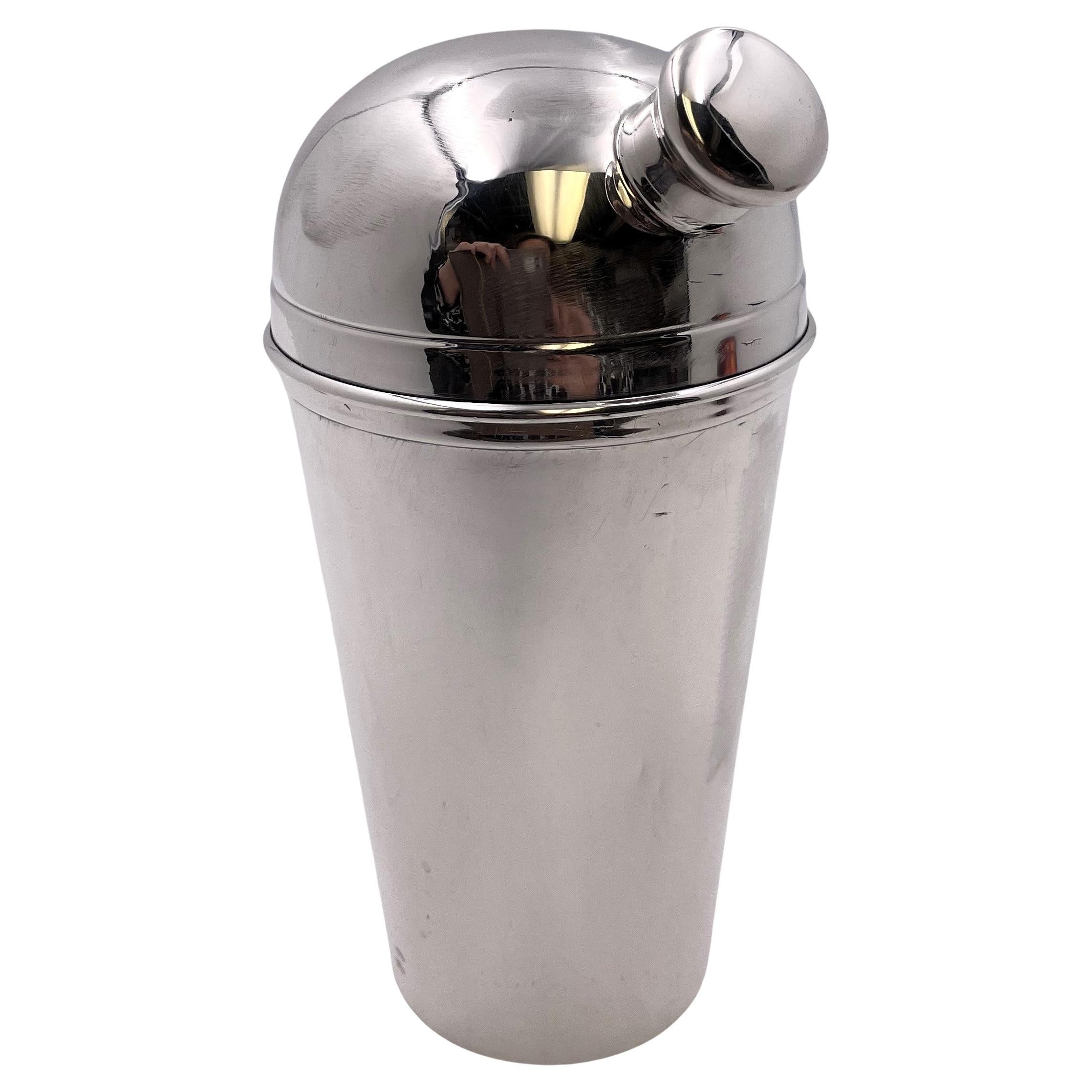 Napier Sterling Silber Cocktail Shaker im Mid-Century Modern Style