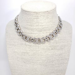 Collana Napier Vintage A. Silver a maglie larghe