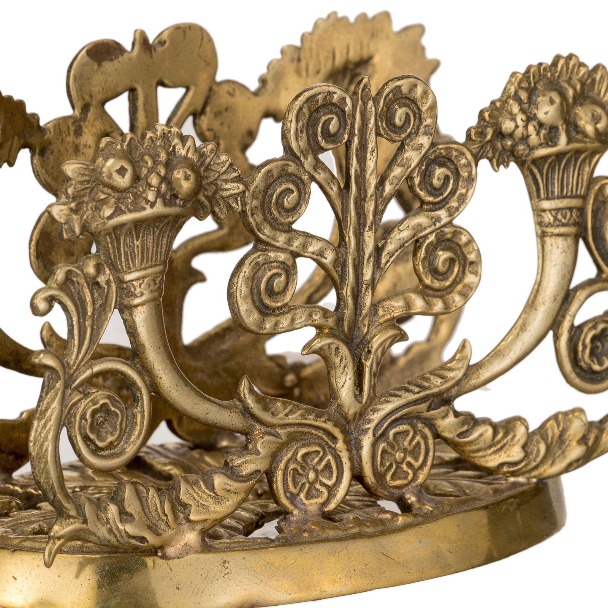 Carraige napkin brass holder In New Condition For Sale In Firenze, FI