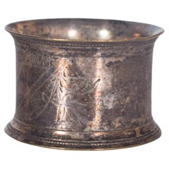 Napkin Ring in Silver Metal