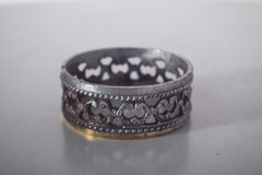 Napkin Ring in Worked Metal