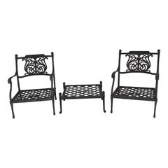 Set da giardino in alluminio Naples Aged Bronze di Fortunoff
