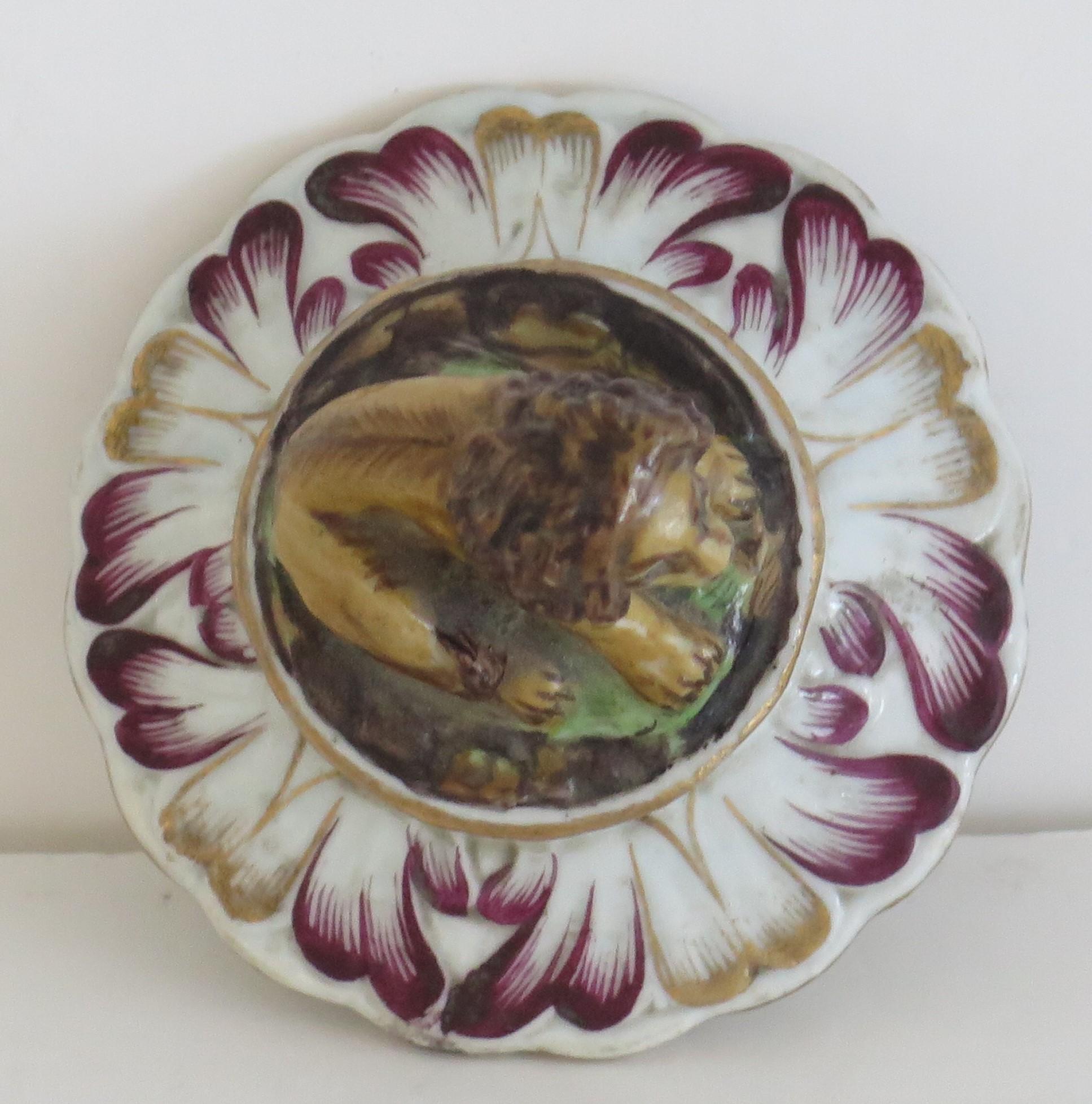 Naples Capodimonte Porcelain Lidded Tankard,  Italian Early 19th Century For Sale 4