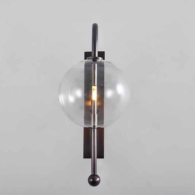 Modern Naples Wall Sconce by Schwung For Sale