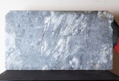 Napolean III Black Laquer Marble Chiffonier Commode, 19th Century