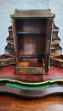 Napolean III Boulle Marquetry Bonheur Du Jour Desk