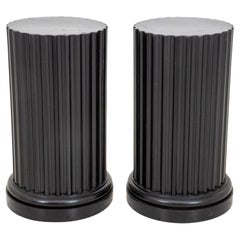 Used Napoleon 3 Ebonized Wood Column Pedestal, 2