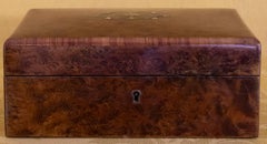Napoleon 3 Jewelry Box in Rosewood and Marquetry