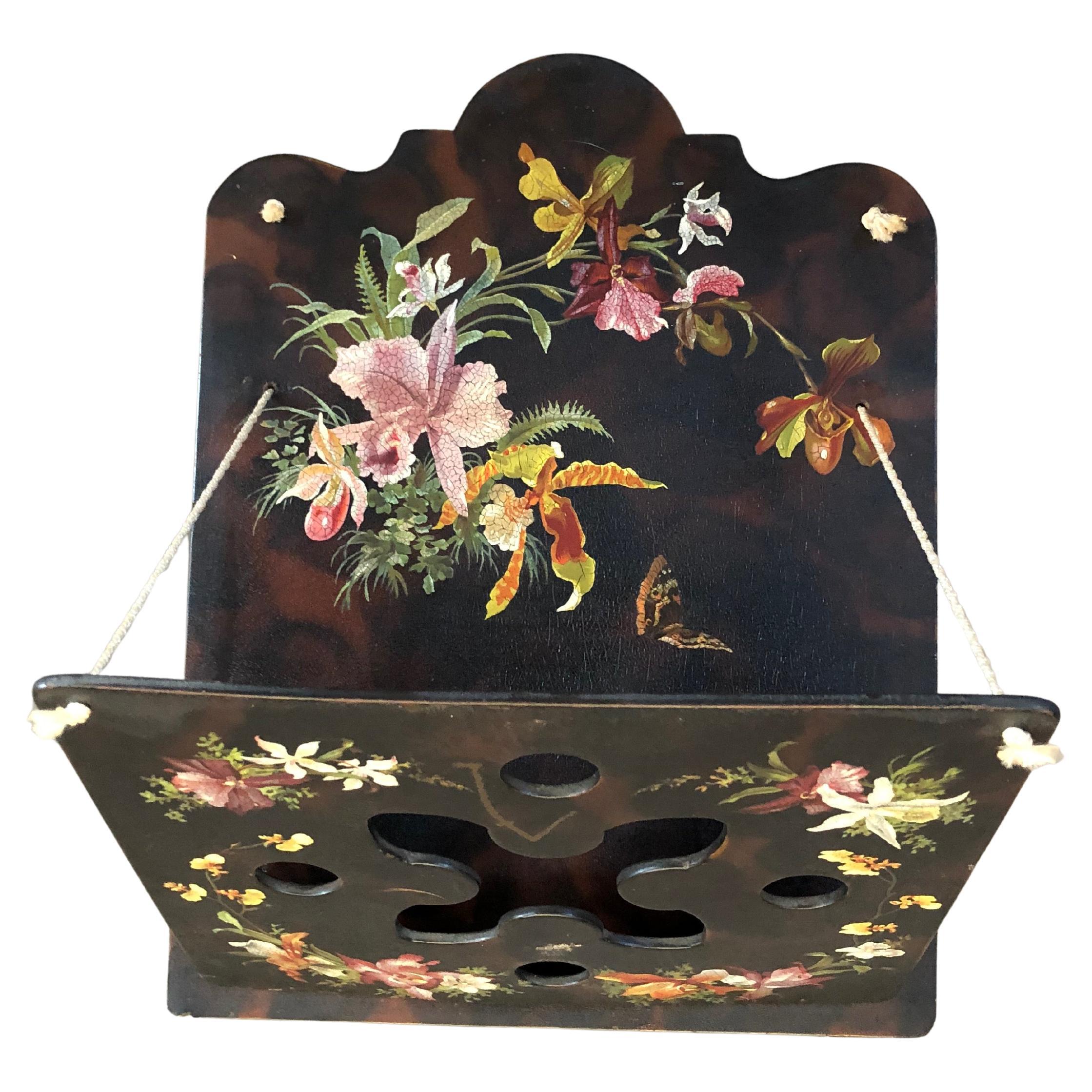 Napoleon 3 wall-mounted letter tray