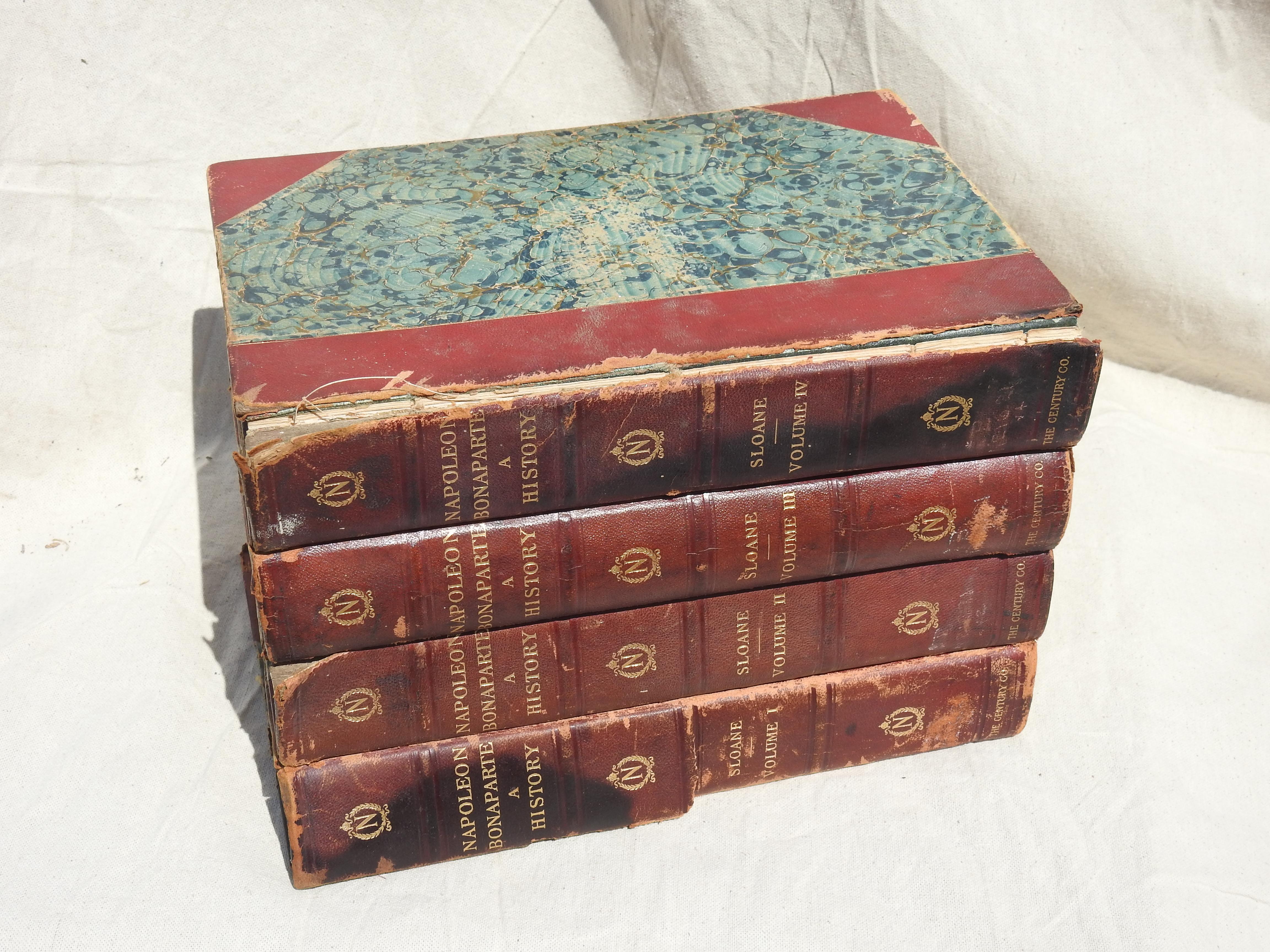 Napoleon A History Volumes 1-4 In Fair Condition For Sale In Cookeville, TN