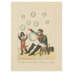Napoleon Blowing Bubbles of European Territories, with his Son Observing, c.1815