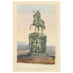 Napoleon Bonaparte, Allegorical Equestrian Monument – After Horace Vernet, 1843