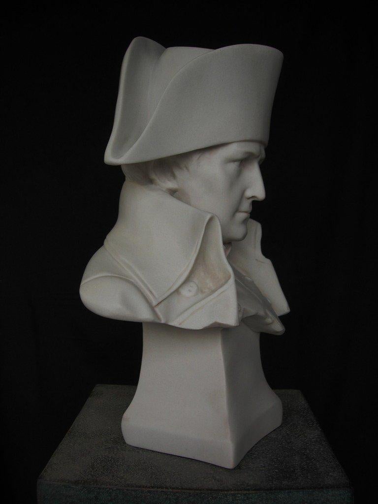 British Napoleon Bonaparte Marble Bust Sculpture, 20th Century For Sale