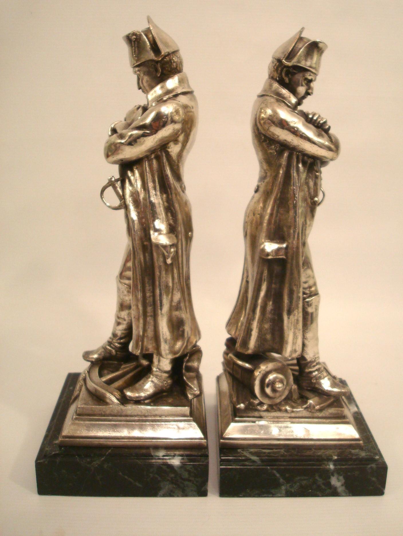 French Napoleon Bonaparte Sculptures - Bookends - France 1910´s For Sale