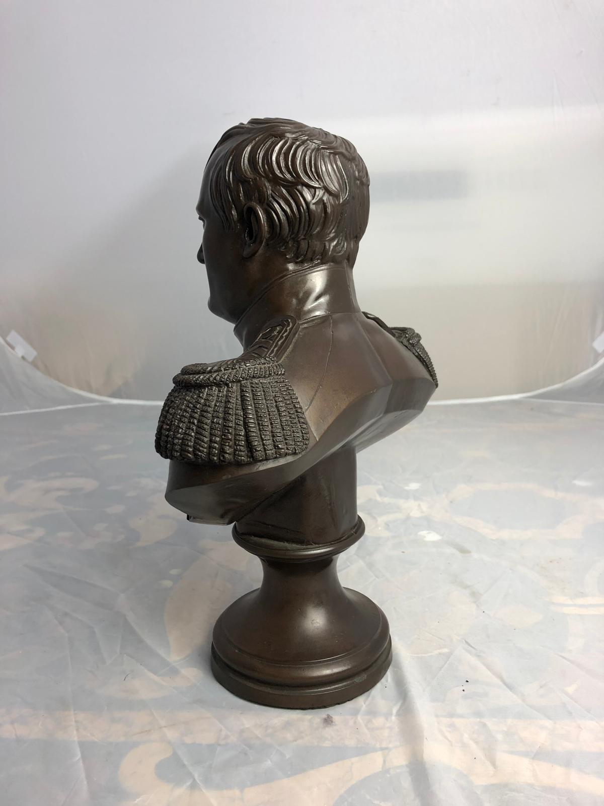 European Napoleon Bronze Bust, 20th Century For Sale