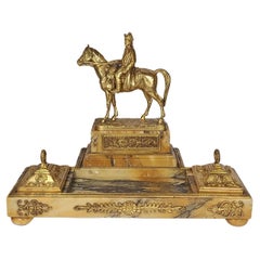 Napoleon Bronze Inkwell