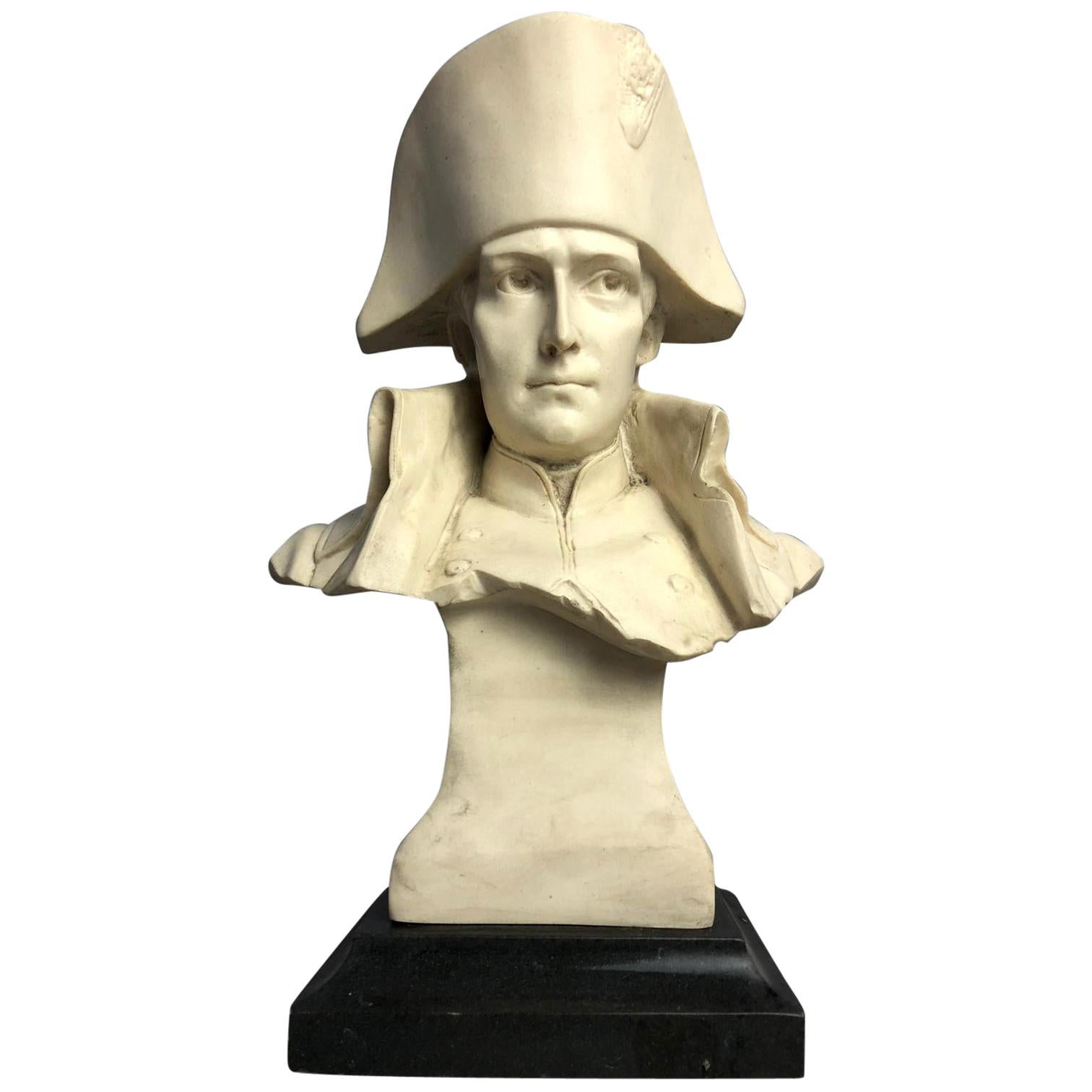 Napoleon Bust, French Emperor I Bonaparte Military, Signed