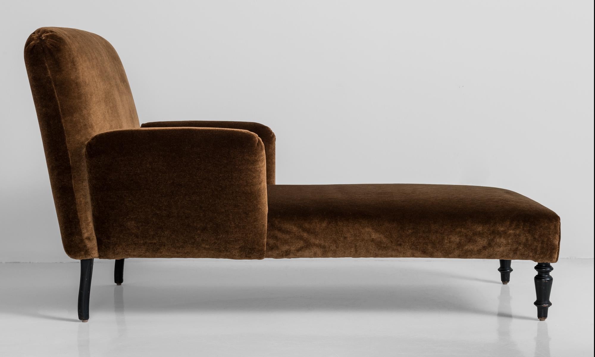 Napoleon Chaise Lounge, France, circa 1880 In Good Condition In Culver City, CA