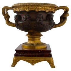 Napoleon Cup by F. Barbedienne Foundry in marble and bronze