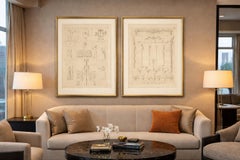 Napoleon Egypt Expedition, Pair of Egyptian Antiquities Engravings, Denon, 1802