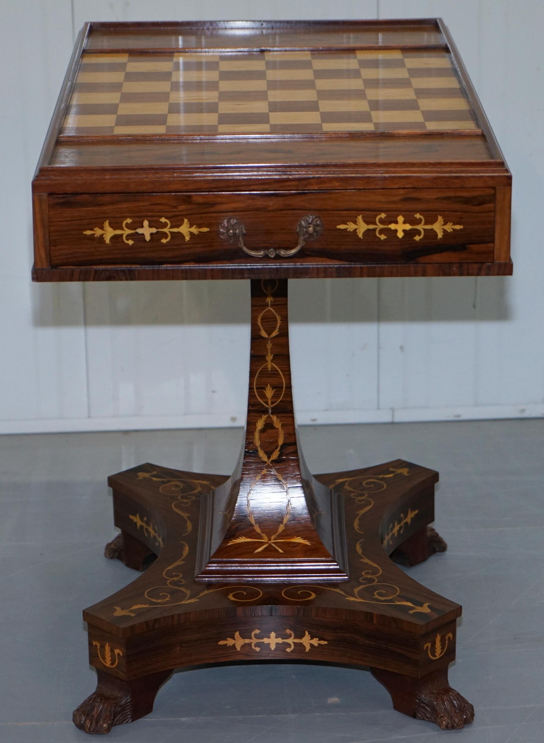 Napoleon Empire Chess Games Table Redwood Carlo Beccalli Palace Fontainebleau 7