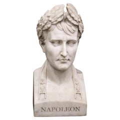Napoleone dal modello di Lorenzo Bartolini, Busto in marmo di Carrara, scultura