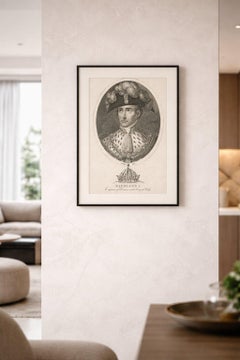 Portrait de Napoléon Ier, empereur des Français, gravure au poinçon c.1815