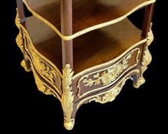 Napoleon III 19th Century Walnut Etagere