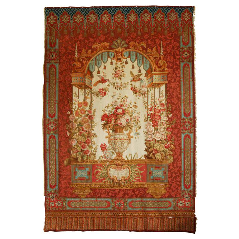 Napoleon III Abusson Tapestry With Metallic Threads