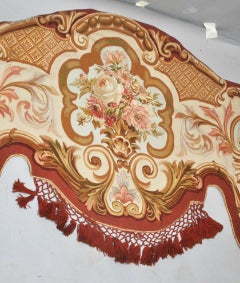 Napoleon III Aubusson Tapestry Lambrequin Valance, Paris, circa 1860