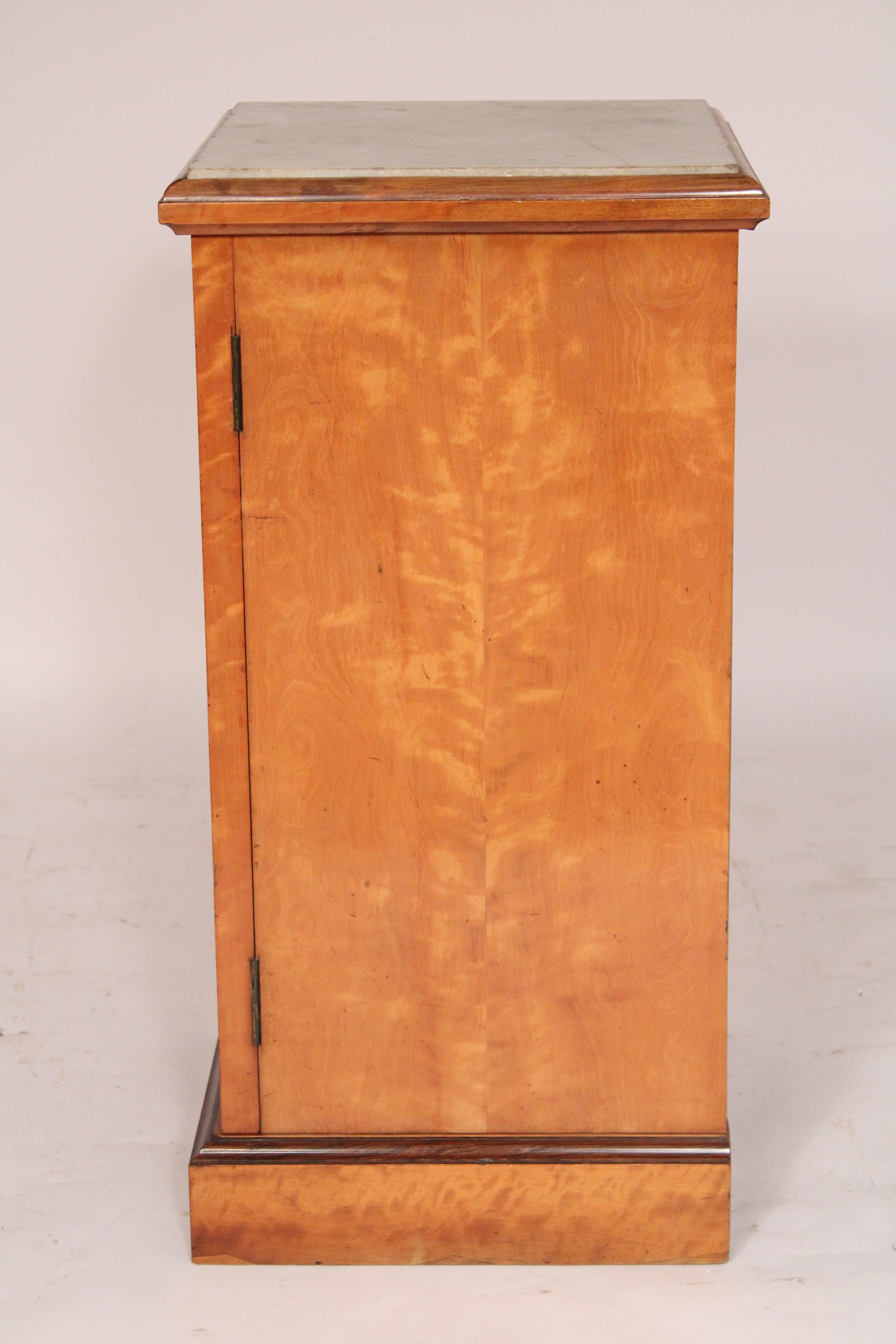19th Century Napoleon III Birch Occasional Cabinet For Sale