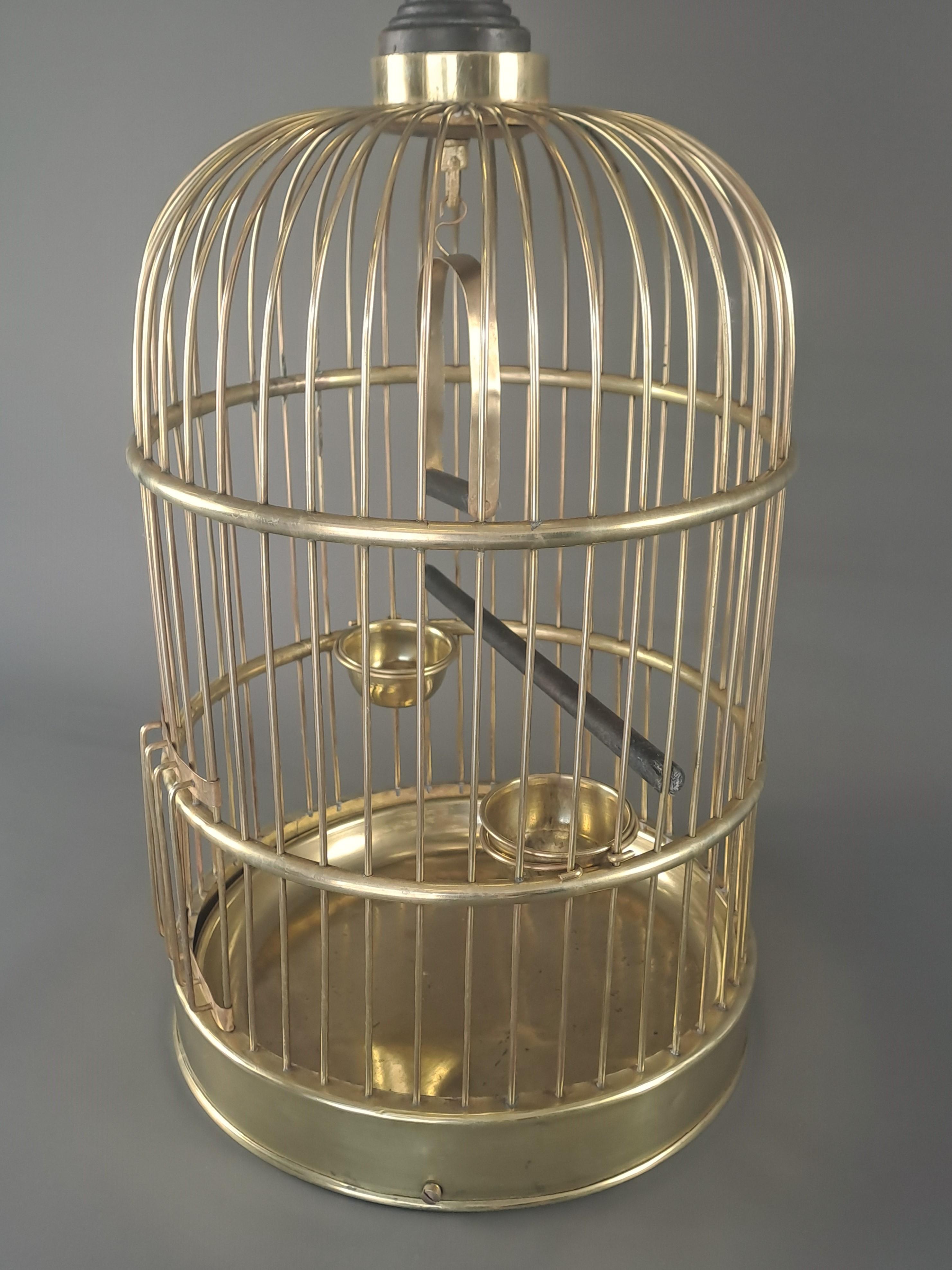 Brass Napoleon III Bird Cage