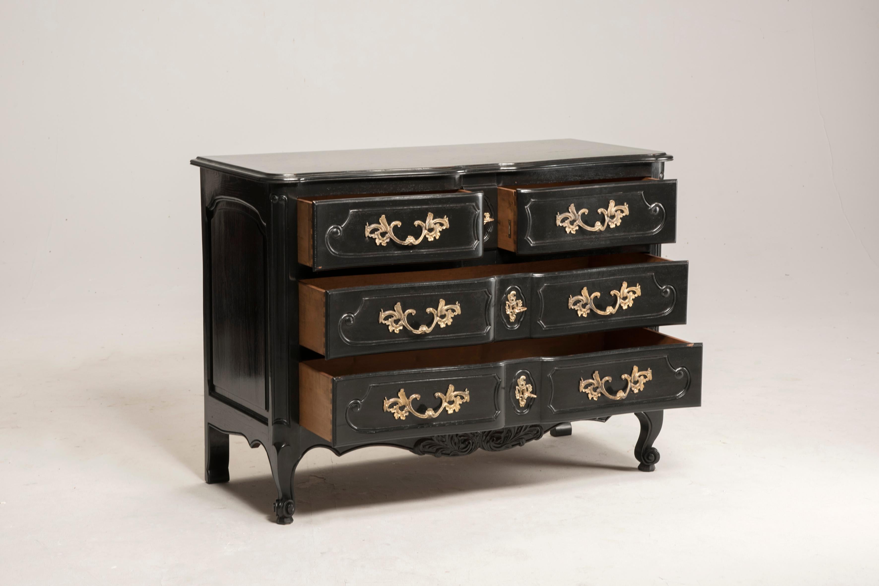 black french chest of drawers