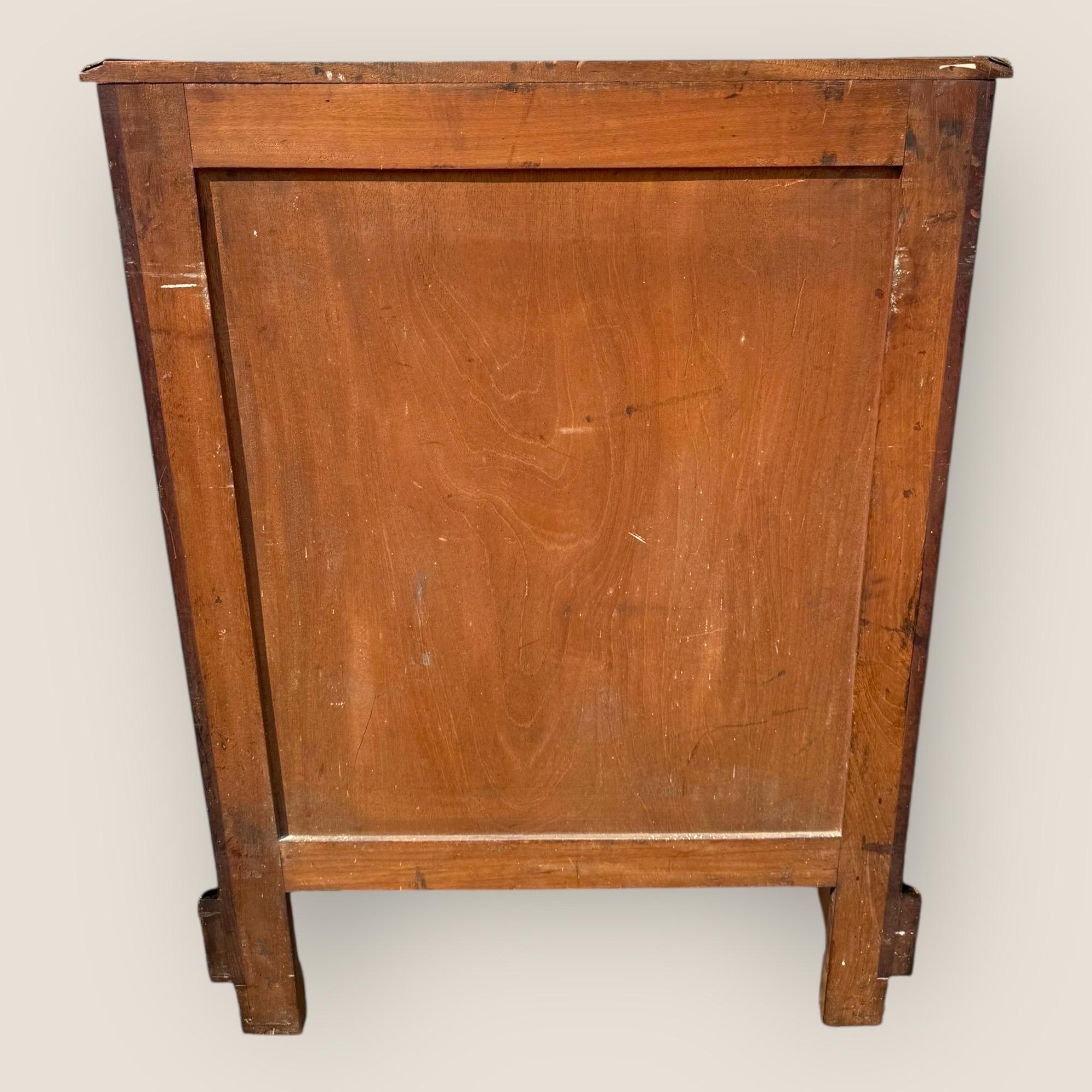 Gabinetto da molo Napoleone III in boulle e marmo in vendita 6
