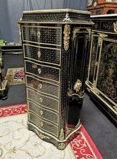 Napoleon III Boulle Marquetry Secretary, France, 19th Century