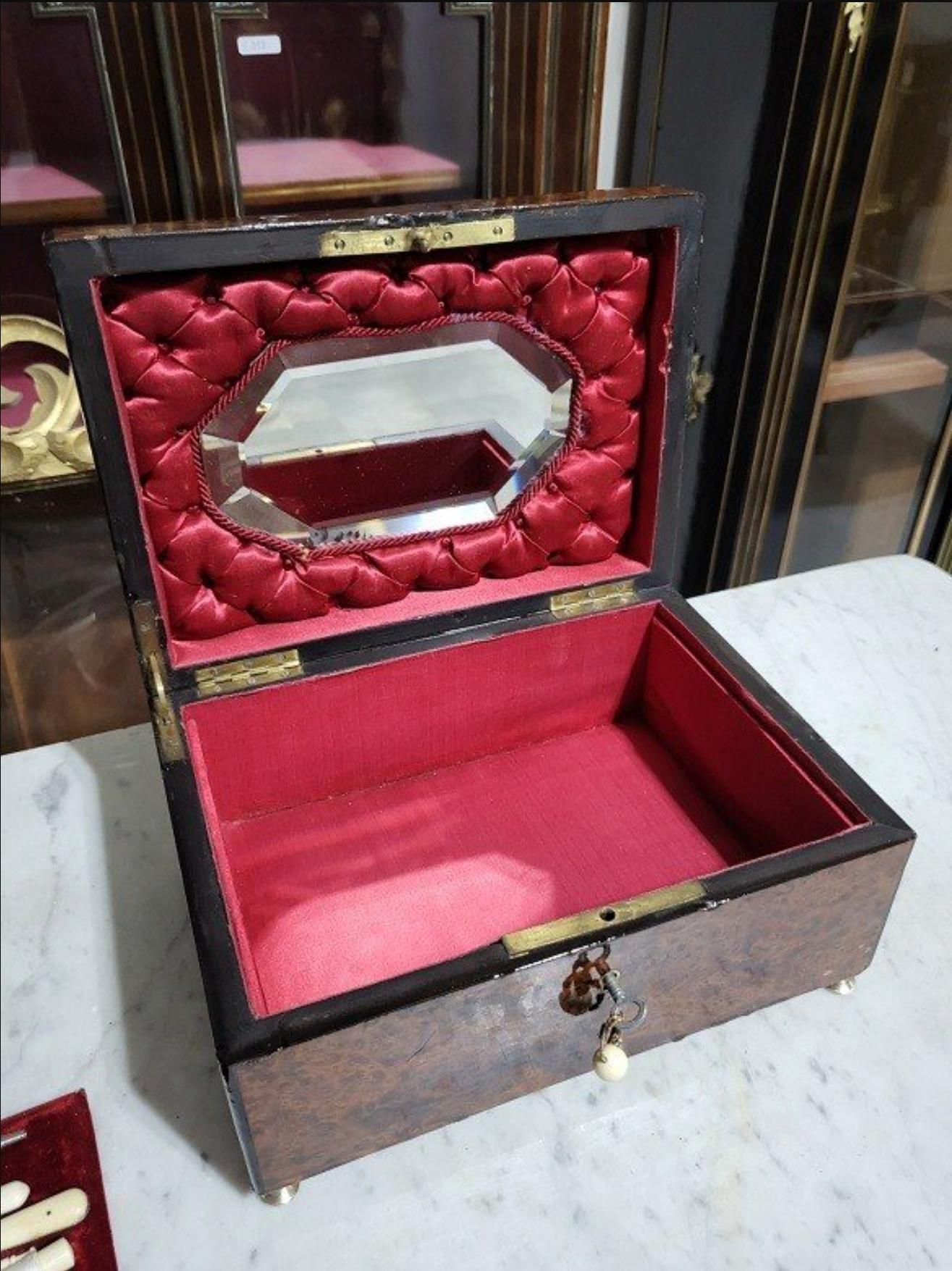 Napoleon III Boulle Marquetry Sewing Box, France, 1875 1
