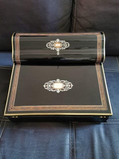 Ecritoire Napoléon III en marqueterie de Boulle, France, 1860