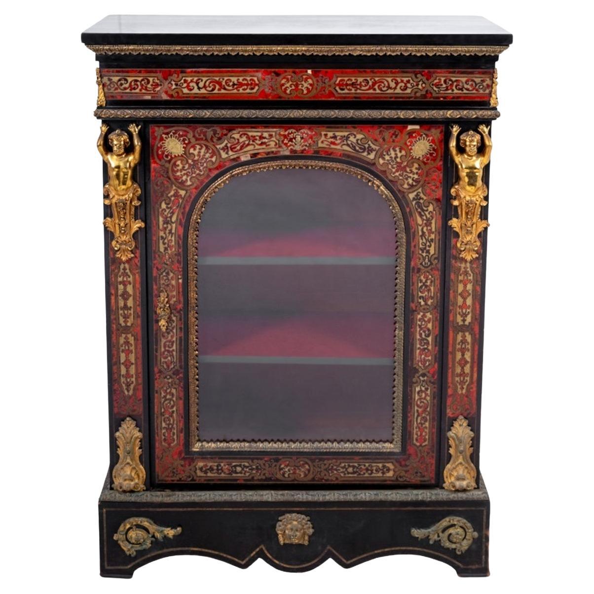 Cabinet à colonnes Napoléon III Boulle