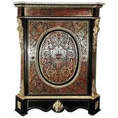  Napoleon III Boulle Marquetry Cabinet, France 1850