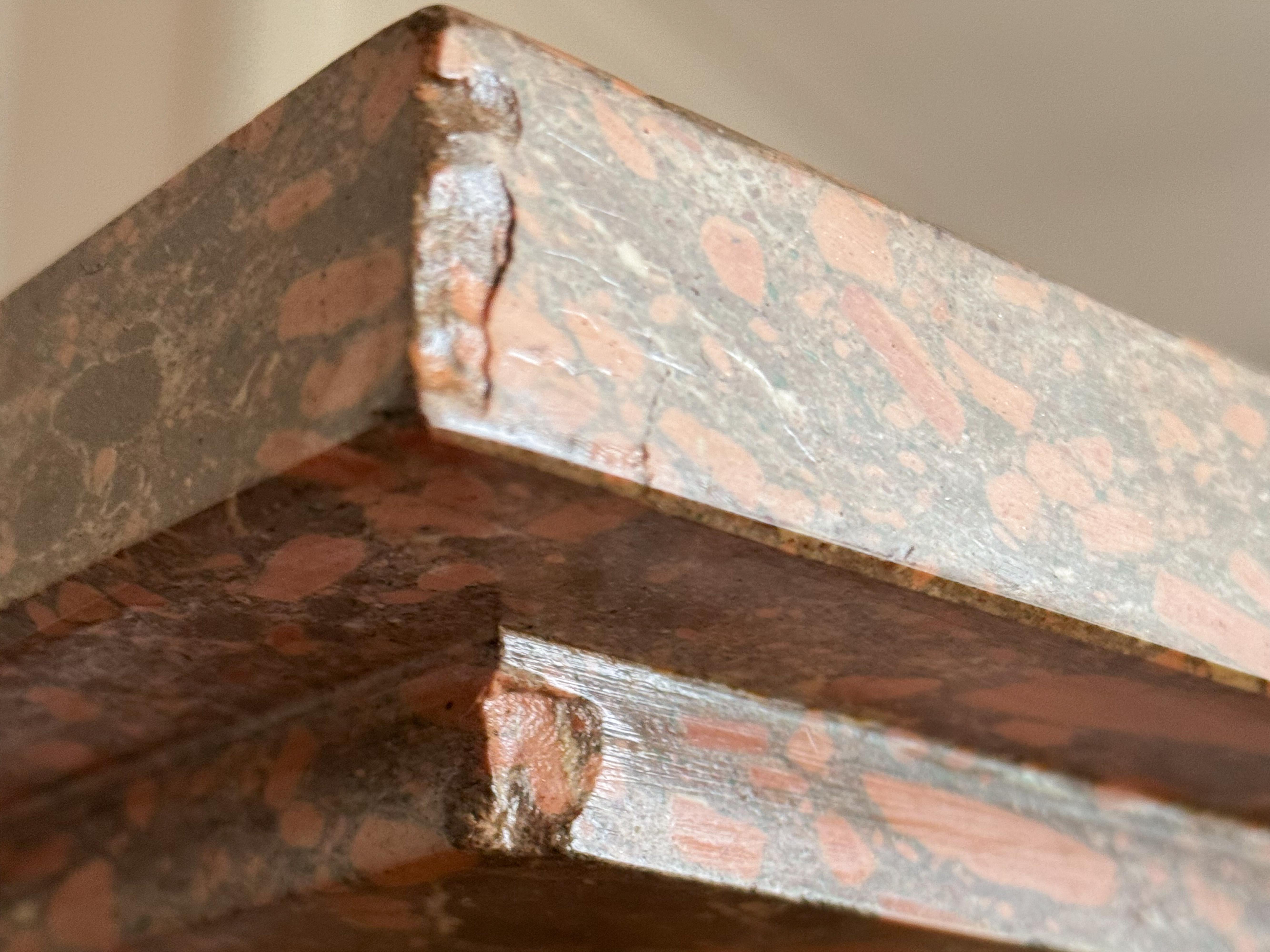 Napoleon III Brocatelle Marble Ornamental Pedestal Column, 19th Century For Sale 4