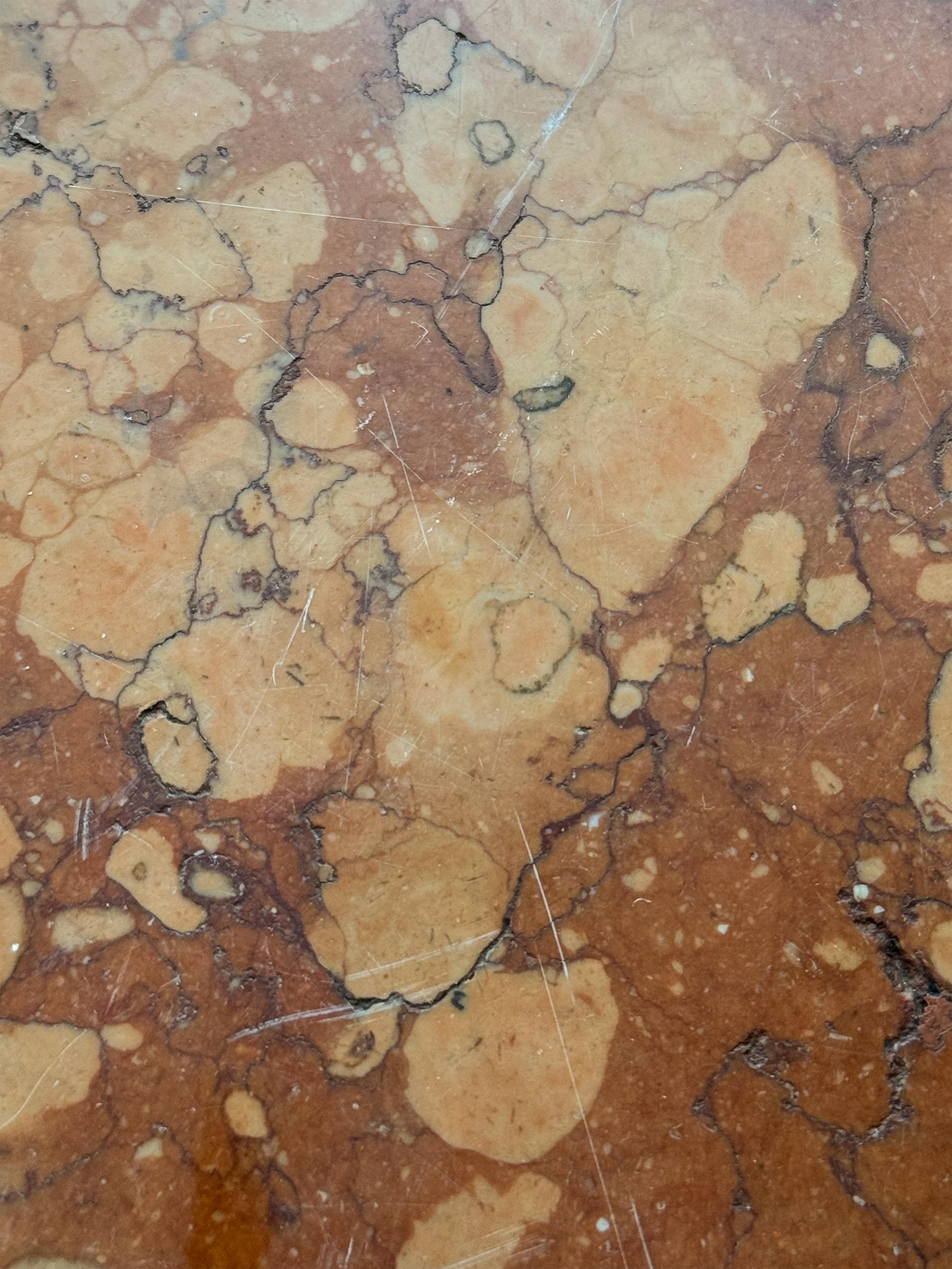 Napoleon III Brocatelle Marble Ornamental Pedestal Column, 19th Century For Sale 9