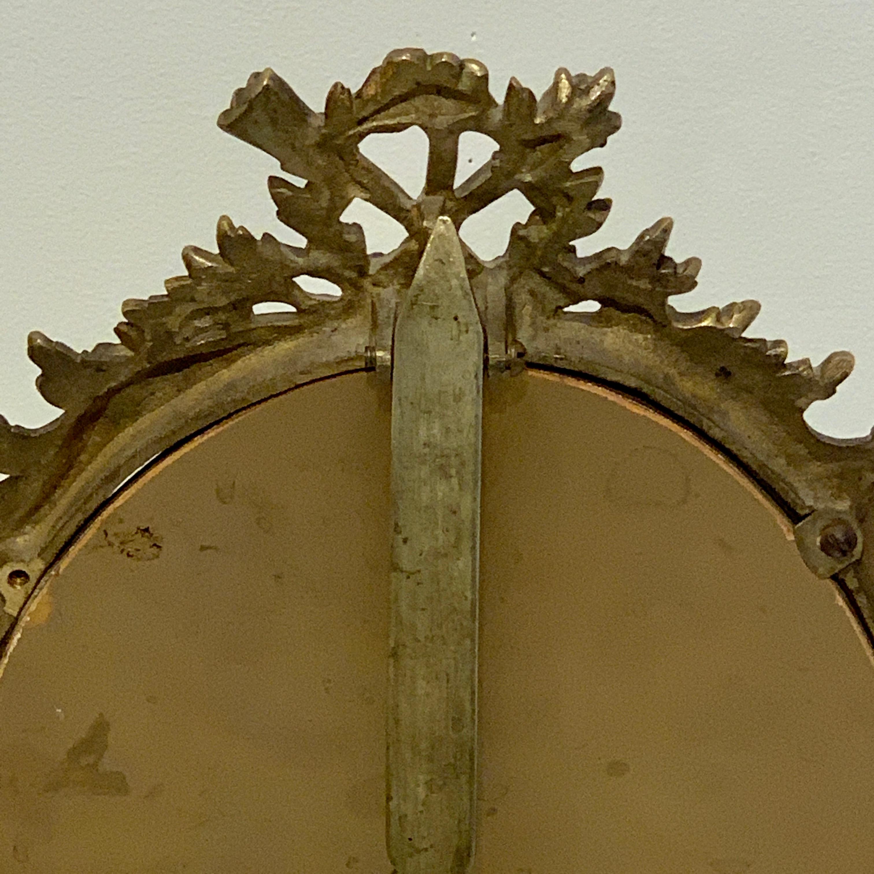 Napoleon III Bronze Dressing Mirror For Sale 3