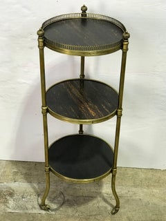 Napoleon III Bronze-Mounted Calamander 'Zebra' Wood Side Table