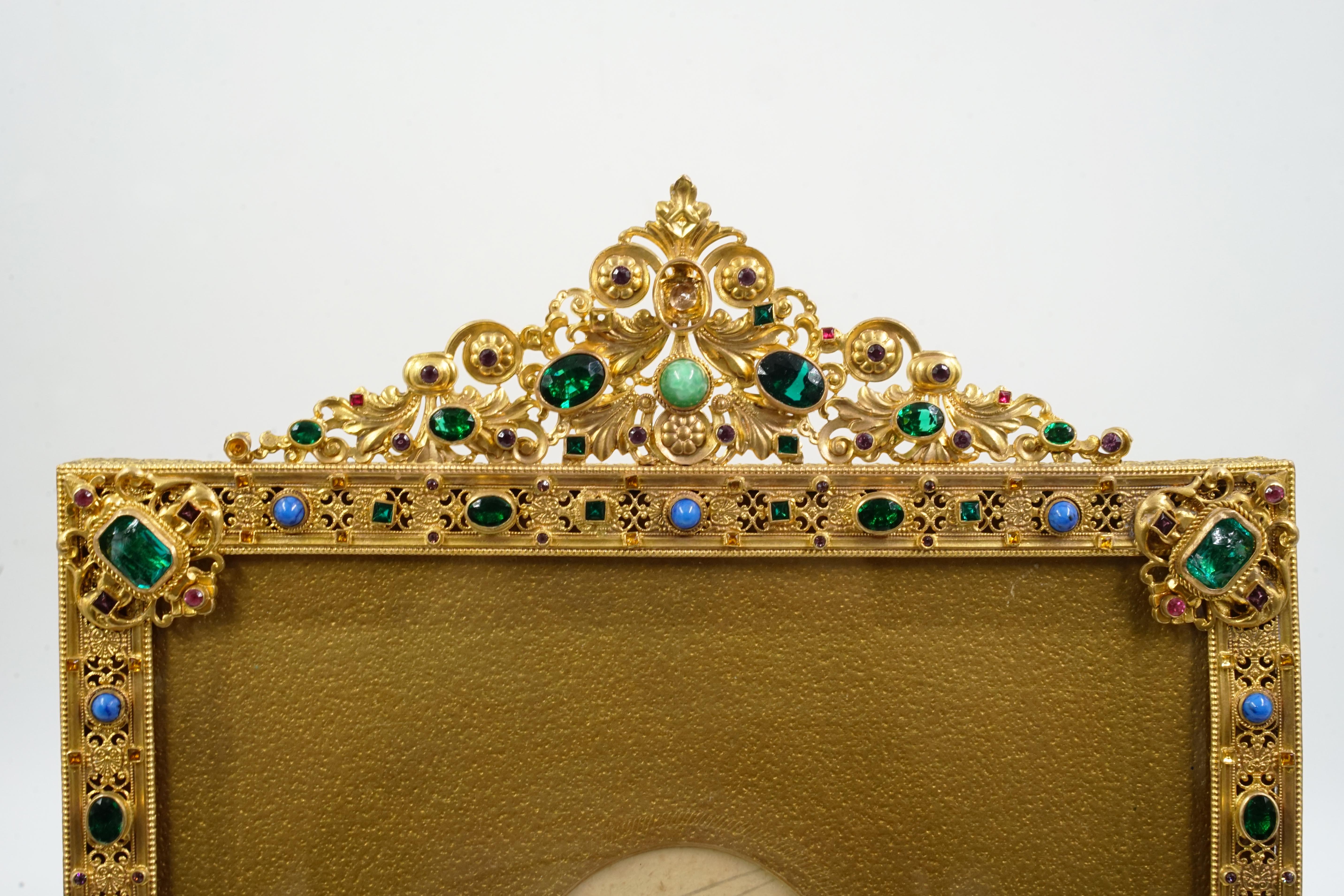 Marco de fotos de bronce Napoleón III en venta 1
