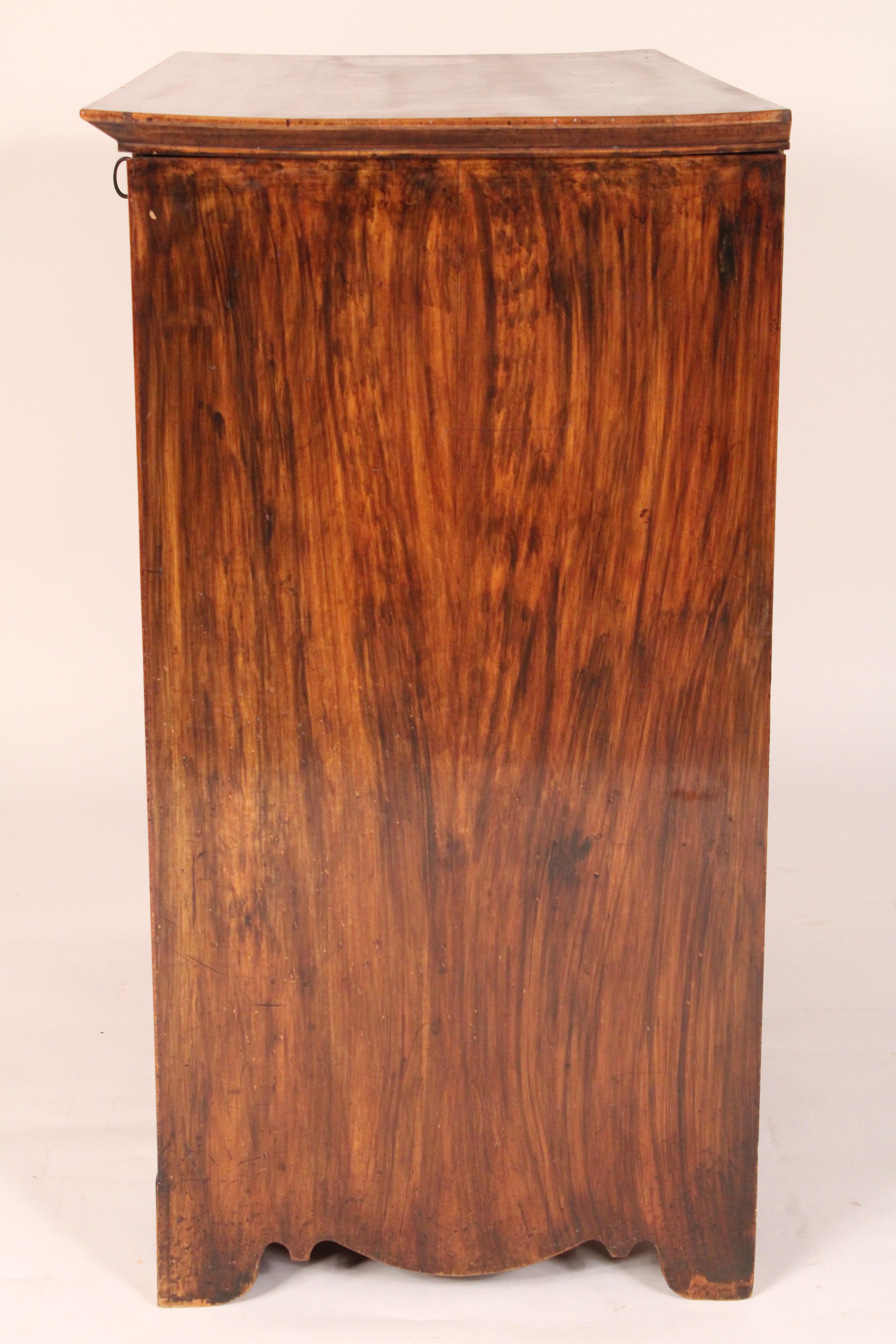 Europeo Napoleon III Burl Walnut Two Door Cabinet in vendita
