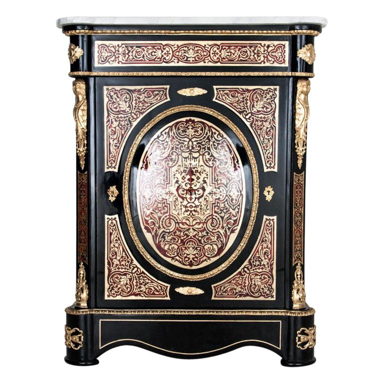 Napoleon III Cabinet Buffet Boulle Style, France, 1860