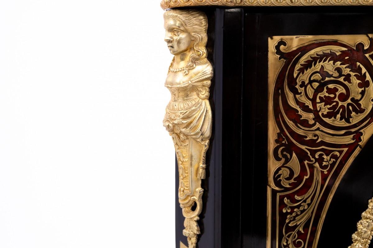 Napoleon III Cabinet, Chest of Drawers in Boulle Style, France, 1850 For Sale 3
