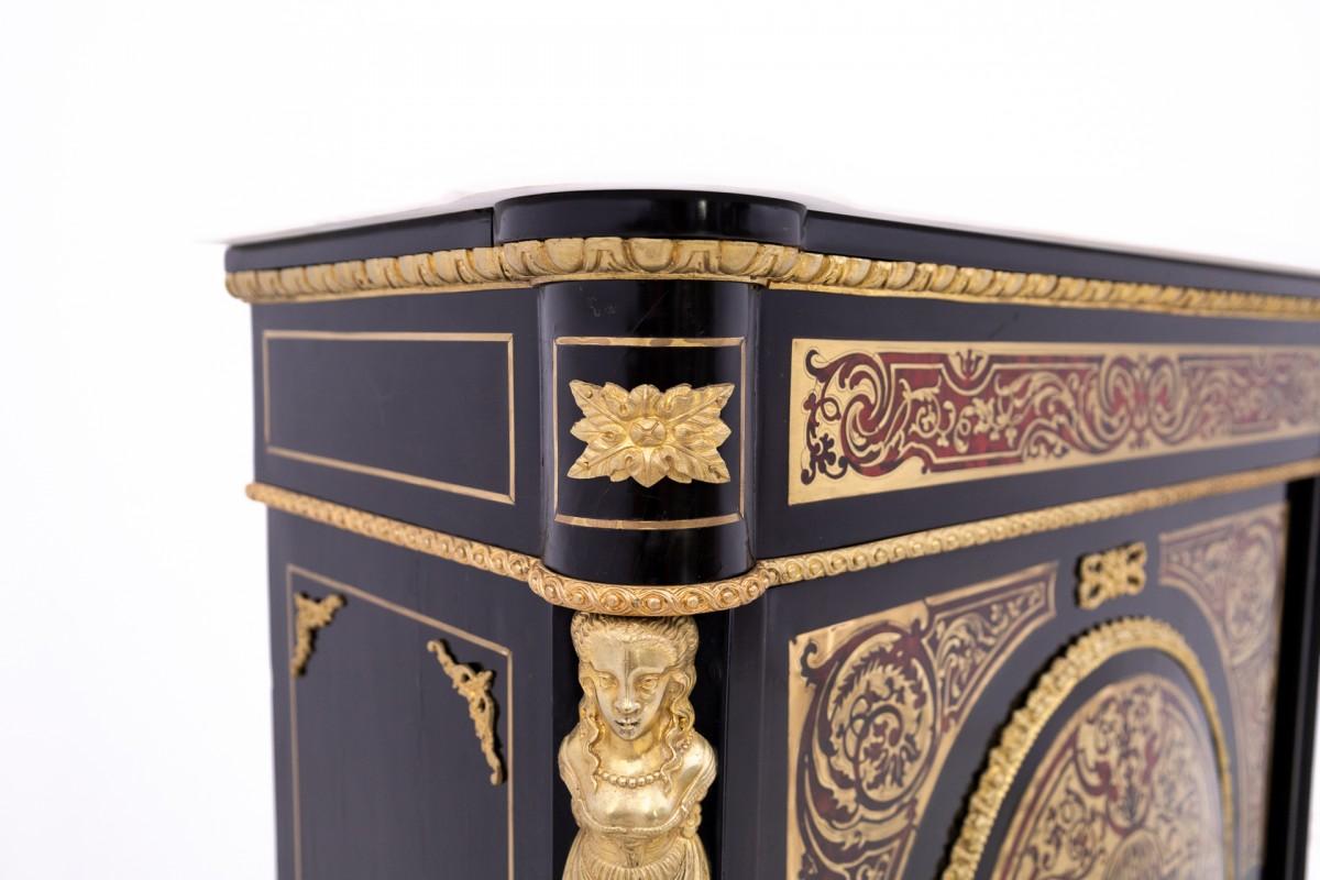 Gabinetto Napoleone III, cassettiera in stile Boulle, Francia, 1850 in vendita 6