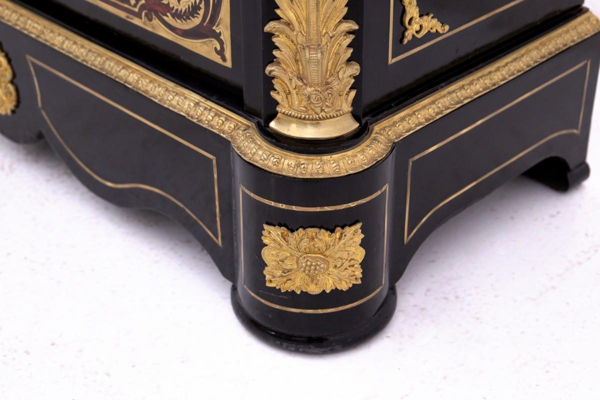 Napoleon III Cabinet, Chest of Drawers in Boulle Style, France, 1850 In Good Condition For Sale In Chorzów, PL